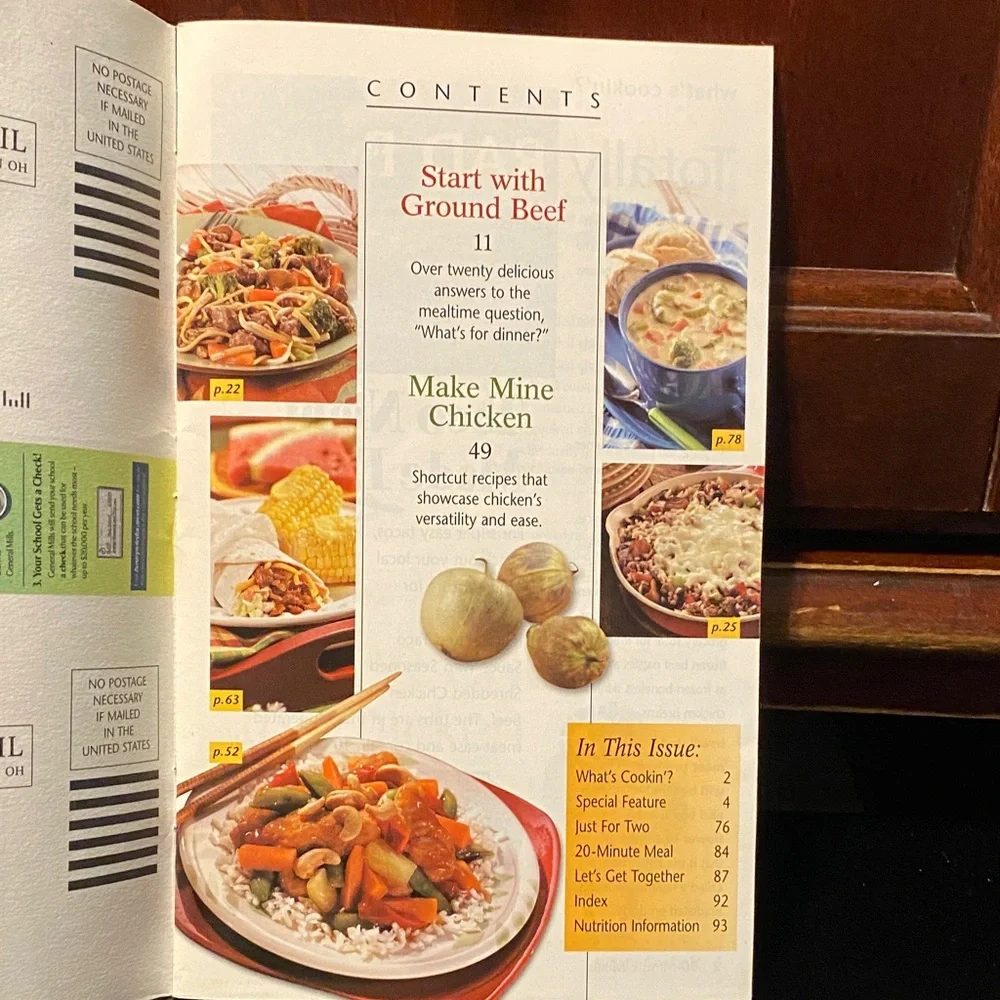 Pillsbury cookbook magazine four piece vintage set